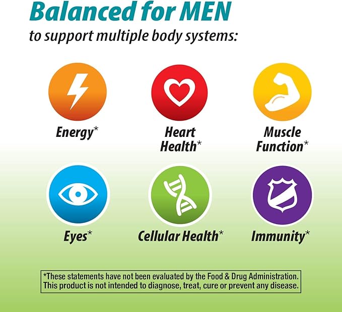 Nature's Way Alive! Garden Goodness Men's Multivitamin, One Serving of Veggies and Fruits**, High Potency B-Vitamins, 60 Tablets-SeraviaPure
