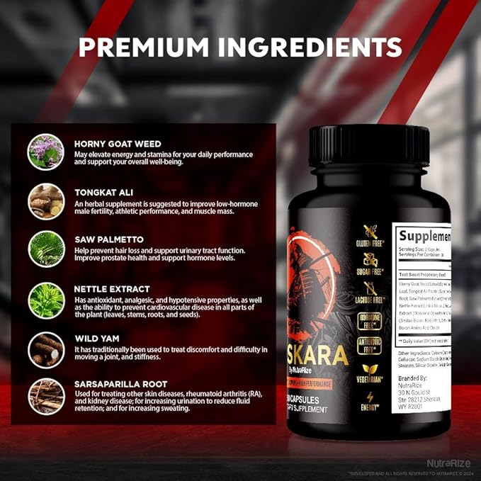 (2 Pack) Keskara Pills for Men, Keskara Capsules, Keskara Male Supplement, Premium Performance Support, Natural Formula for Muscle Growth and Overall Health, Official Reviews (120 Capsules)-SeraviaPure