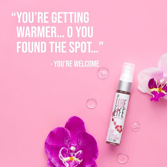 #LubeLife O-Spot Clitoral Gel, 1oz Warming Silicone-Based Stimulant for Women and Couples, Intense Stimulating Arousal Gel, Heightens Pleasure, for External Use Only-SeraviaPure