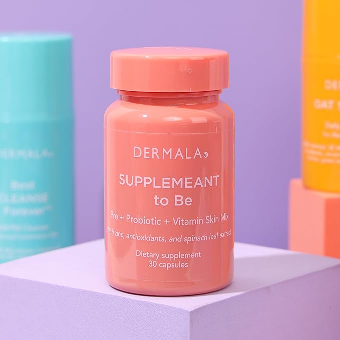 #FOBO SUPPLEMEANT to Be Acne Supplement | All Natural Daily Prebiotics Probiotics Vitamins Skin Mix with Zinc | Improve Clear Blemish-Free Radiant Skin Through Balancing Gut Health-SeraviaPure