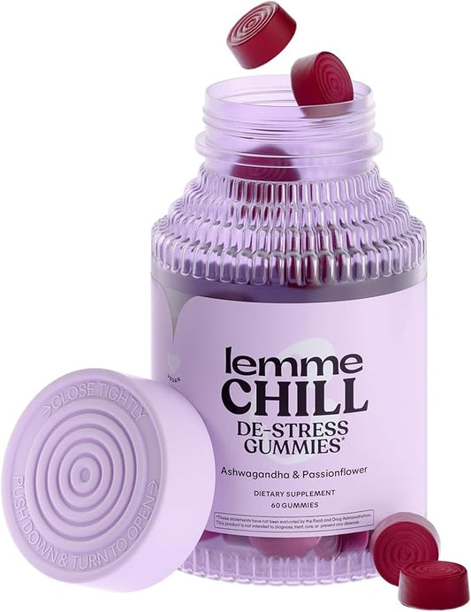 Lemme Debloat - Digestive & Gut Health Gummies with 2 Clinically Studied Probiotics & Prebiotic, 3 Billion CFUs - Vegan, Gluten Free, Non GMO, BlackBerry Flavor (60 Count)-SeraviaPure