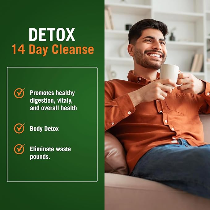 Century Systems The Cleaner Detox, Powerful 14-Day Complete Internal Cleansing Formula for Men, Support Digestive Health, 104 Vegetarian Capsules-SeraviaPure