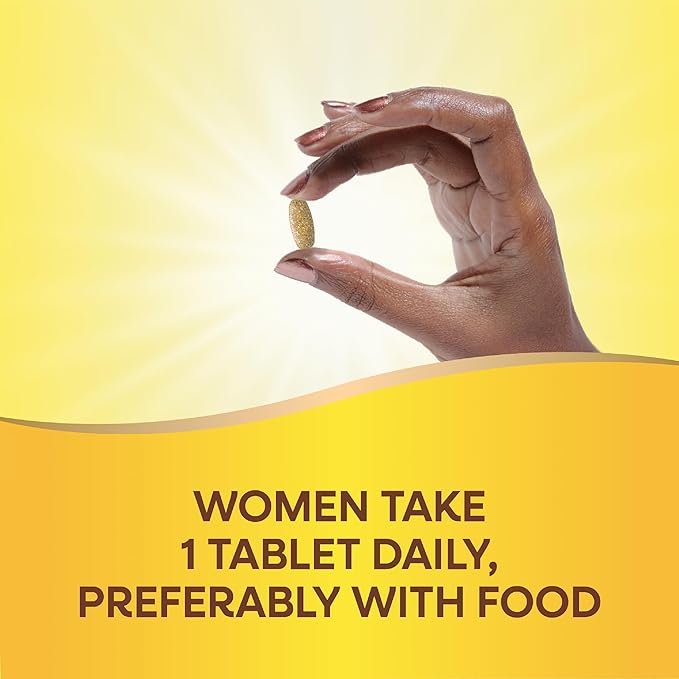 Nature’s Way Alive! Women’s 50+ Ultra Potency Complete Multivitamin, High Potency Formula, Promotes Healthy Heart, Brain, Bones*, with Methylated B12, Gluten-Free, 60 Tablets (Packaging May Vary)-SeraviaPure
