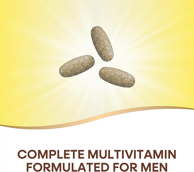 Nature’s Way Alive! Men’s Max3 Potency Multivitamin, Supports Energy Metabolism*, Heart & Muscle Function*, with Methylated B12 and Folate, Gluten-Free, 90 Tablets (Packaging May Vary)-SeraviaPure