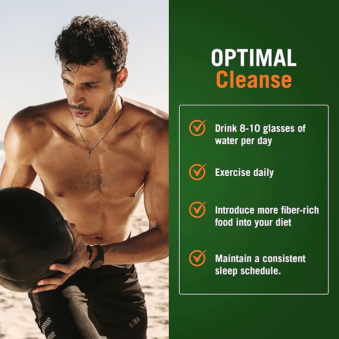Century Systems The Cleaner Detox, Powerful 14-Day Complete Internal Cleansing Formula for Men, Support Digestive Health, 104 Vegetarian Capsules-SeraviaPure