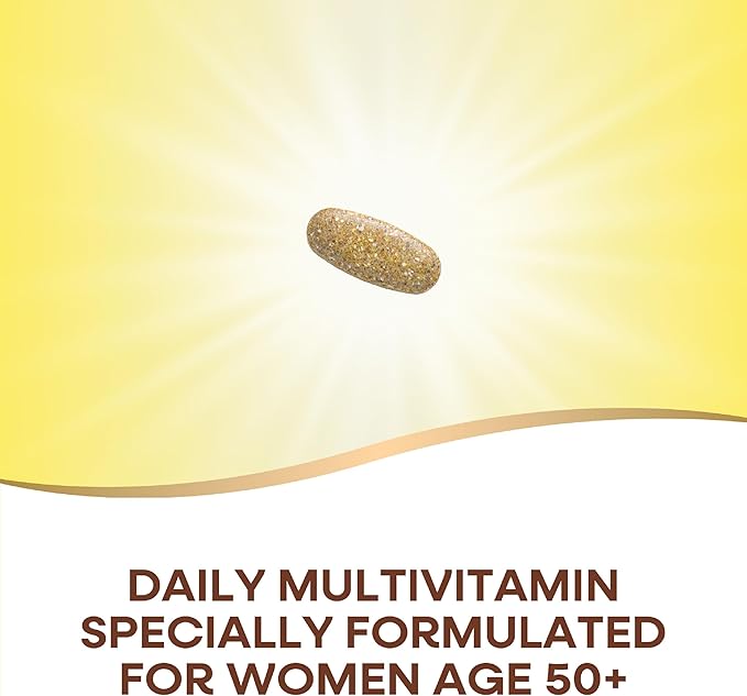 Nature’s Way Alive! Women’s 50+ Ultra Potency Complete Multivitamin, High Potency Formula, Promotes Healthy Heart, Brain, Bones*, with Methylated B12, Gluten-Free, 60 Tablets (Packaging May Vary)-SeraviaPure