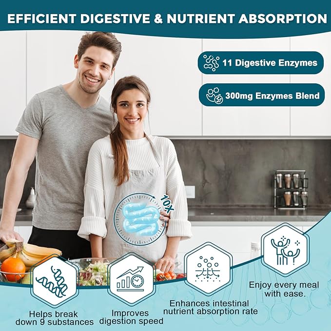 Probiotics for Women-Men Digestive Health with 120 Billion Probiotics, Prebiotics and Probiotics for Women-Men, Digestive Enzymes, Nutrient Absorption, Immune Support, 90 Veggie Caps (45 Days Supply)-SeraviaPure