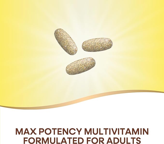 Nature's Way Alive! Max3 Potency Adult Complete Multivitamin, Ultra Potency B-vitamins to Support Energy Metabolism*, with Methylated B12 and Folate, 180 Tablets (Packaging May Vary)-SeraviaPure