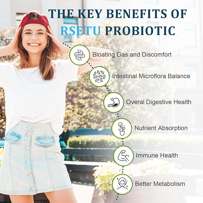 Probiotics for Women Men: 300 Billion CFU Probiotic High Potency + 12 Strains Organic Probiotics with Prebiotics, Daily Probiotic Supplement for Digestive, Gut, Immune and Bloating Health, 60 Capsules-SeraviaPure