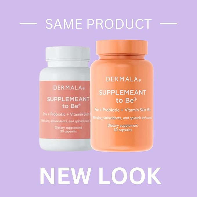 #FOBO SUPPLEMEANT to Be Acne Supplement | All Natural Daily Prebiotics Probiotics Vitamins Skin Mix with Zinc | Improve Clear Blemish-Free Radiant Skin Through Balancing Gut Health-SeraviaPure