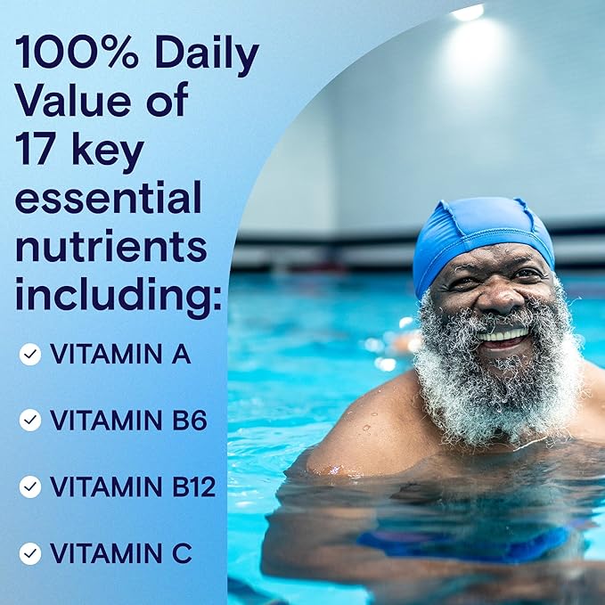 One A Day Men's Multivitamin 50+ Daily Essentials | Multivitamin for Men 50 Plus Supports Immune Health, Healthy Brain Function & Physical Energy | Vitamins for Men with Vitamin C & Zinc, 150 Count-SeraviaPure