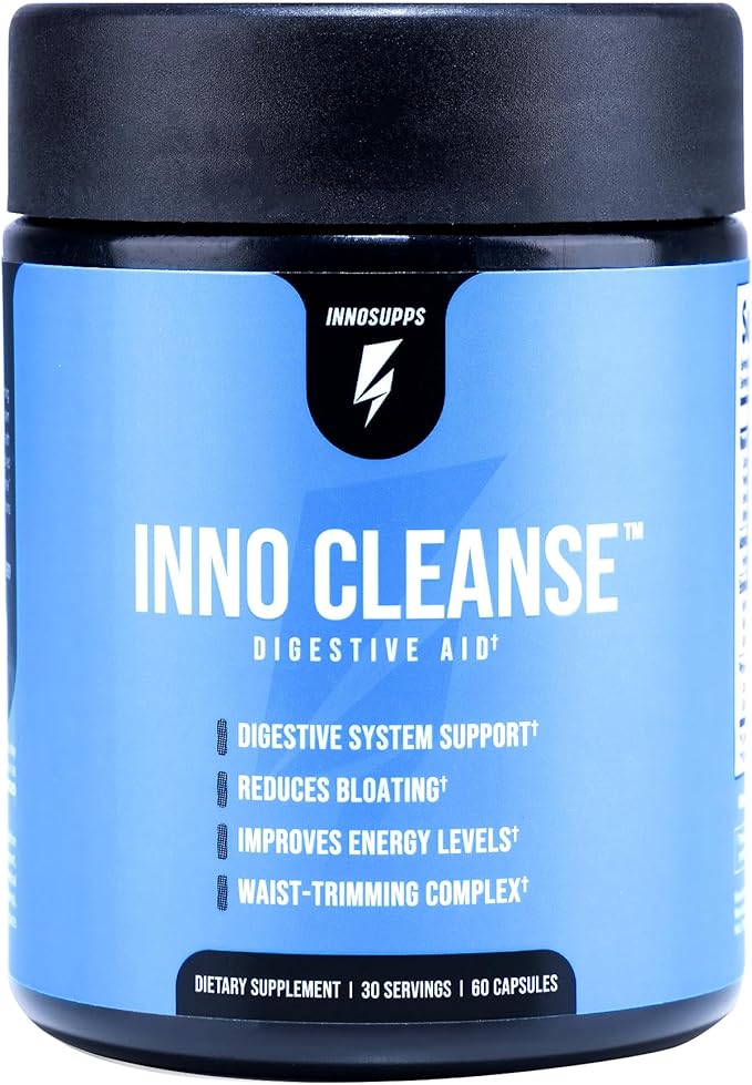 Inno Cleanse - Waist Trimming Complex | Digestive System Support & Aid | Reduced Bloating | Improves Energy Levels | Gluten Free, Vegan Friendly-SeraviaPure