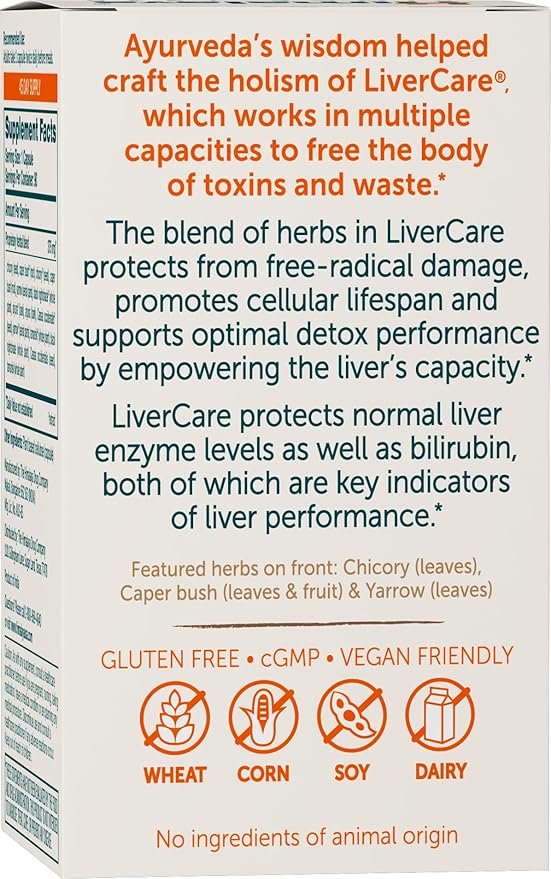 Himalaya LiverCare, Liver Cleanse and Detox, Herbal Supplement for Liver Support, Enhances The Detoxification Process, Liver Cleanse Formula, 375 mg, 42 Capsules, 3 Week Supply