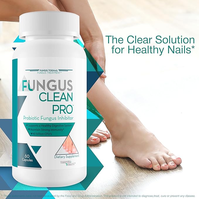 Fungus Clean Pro - Probiotic Fungus Inhibitor - Fight off fungus from the inside out with this powerful fungus defense probiotic - By Fungis Toenail Fungus Treatment - Protect your body from fungus-SeraviaPure