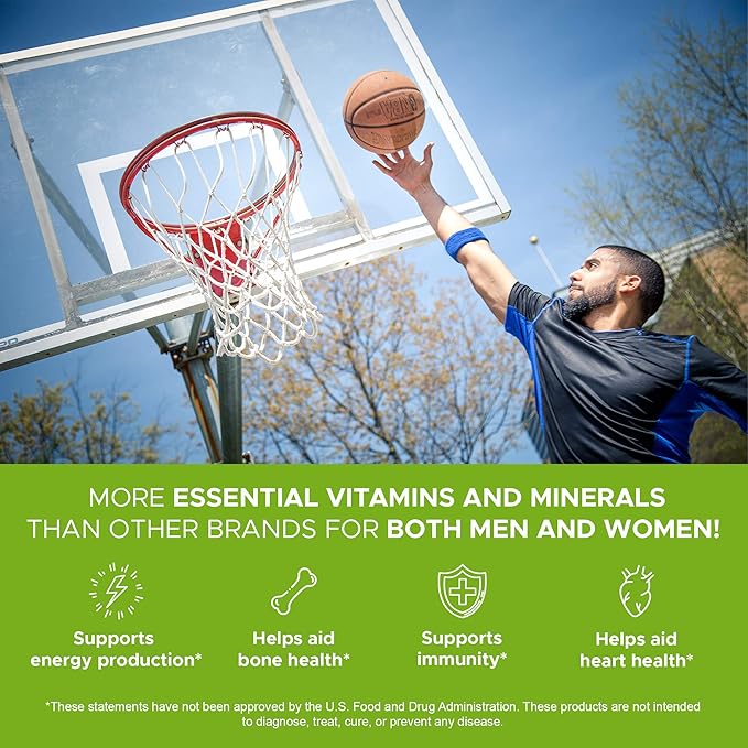 Noor Vitamins Halal Vitamins, Daily Multivitamin, Halal Vitamin for Women and Men, 30 Vitamins & Minerals, A, B12, C, Iron, Zinc to support general health, Non-GMO, Halal Multivitamin (2 Month Supply)-SeraviaPure
