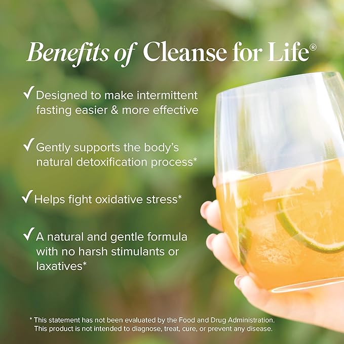 Isagenix Cleanse for Life - Detox System Support with Vitamins & Minerals - Support Healthy Metabolism with Antioxidant Supplement - Gluten & Soy Free Cleanse Drink - Peach Mango, 32 Oz-SeraviaPure