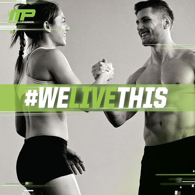MusclePharm Essentials Glutamine, Pure L-Glutamine Powder Supplement for Post Workout Muscle Recovery, Energy & Gut Health, 5g L Glutamine Powder per Serving, Gluten-Free, Unflavored, 60 Servings-SeraviaPure