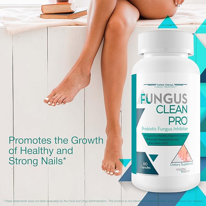 Fungus Clean Pro - Probiotic Fungus Inhibitor - Fight off fungus from the inside out with this powerful fungus defense probiotic - By Fungis Toenail Fungus Treatment - Protect your body from fungus-SeraviaPure