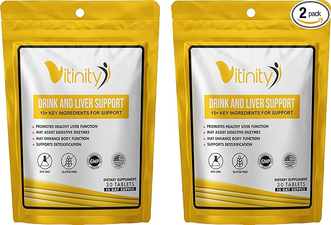 Anti Drink Liver Support Supplement-15+Key Ingredients for Craving Support,Liver Health,Kudzu, Milk Thistle,Holy Basil,DHM,All Natural Cleanse,Gradual Reduction,Nutrient Replenisher Tablets(30 Days)-SeraviaPure