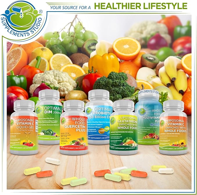 Vegan Whole Food Multivitamin with Iron, Daily Multivitamin for Women and Men, Made with Fruits & Vegetables, B-Complex, Probiotics, Enzymes, CoQ10, Omegas, Turmeric, Non-GMO, 180 Count-SeraviaPure