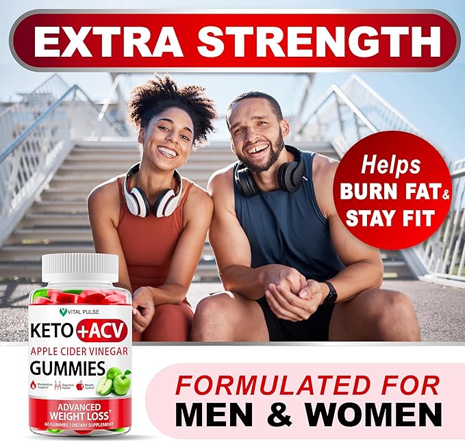 Keto ACV Gummies Advanced Weight Loss - ACV Keto Gummies for Weight Loss Gummy Supplement for Women and Men - Detox - Apple Cider Vinegar - Apple Flavor-SeraviaPure
