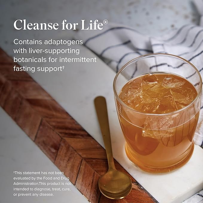 Isagenix Cleanse for Life - Detox System Support with Vitamins & Minerals - Support Healthy Metabolism with Antioxidant Supplement - Gluten & Soy Free Cleanse Drink - Peach Mango, 32 Oz-SeraviaPure