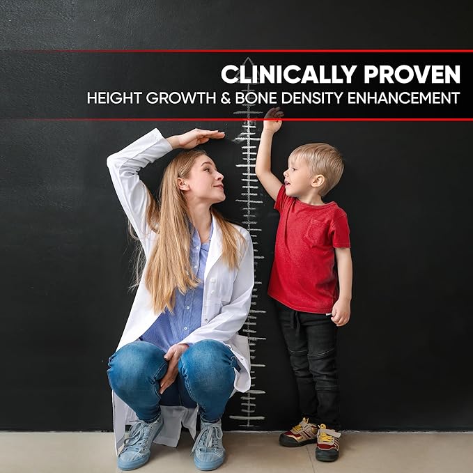 Height Growth Increase Gummies Vitamins, Grow Tall Supplement, Calcium, Magnesium, Zinc, Ashwagandha, Glucosamine Multivitamin for Teens, Kids, Adults-SeraviaPure