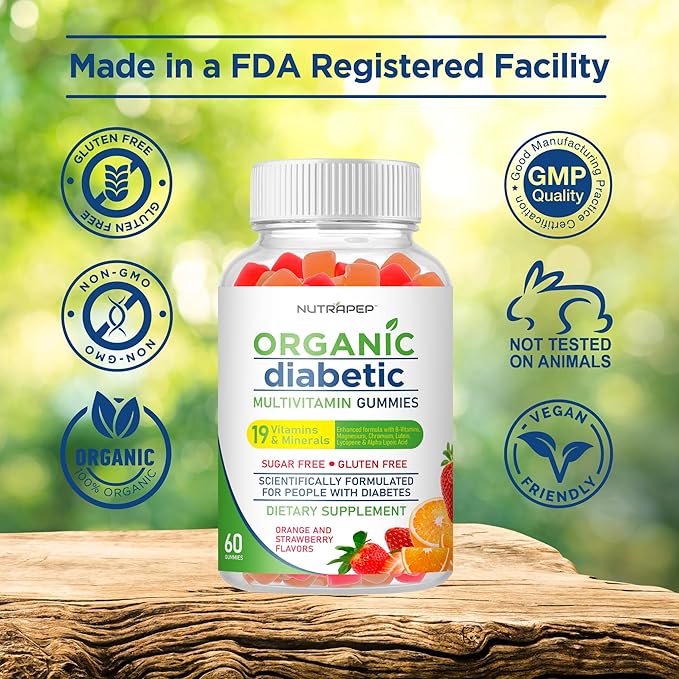 Premium Multivitamin Chewable Gummies for Women & Men - Sugar-Free & Gluten Free Supplement Vitamins - Calcium Magnesium Zinc Manganese Thiamine Biotin…-SeraviaPure