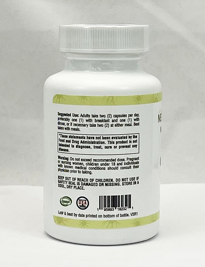 Nerve Support Formula for Neuropathy - Your Nerve Supplement with B Vitamins and Alpha Lipoic Acid - Rapid Absorption - 360 Capsules-SeraviaPure