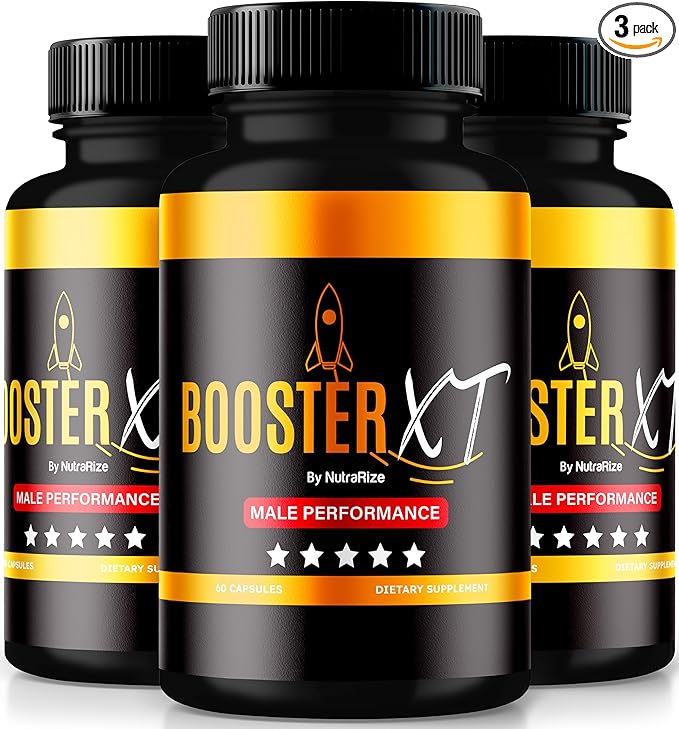 (3 Pack) Booster XT for Men, Booster XT Male Enhancing Capsules, Premium Formula to Support Daily Energy & Peak Performance, Multivitamin Pills for Overall Health, BoosterXT Reviews (180 Capsules)-SeraviaPure