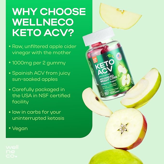 Advanced Keto ACV Gummies for Weight Loss 1000 Mg - ACV Gummies for Digestion, Metabolism, Detox - Apple Cider Vinegar, Beet FOS Fiber - Keto ACV Gummies Kelly Clarkson for Men and Women - Sugar Free-SeraviaPure