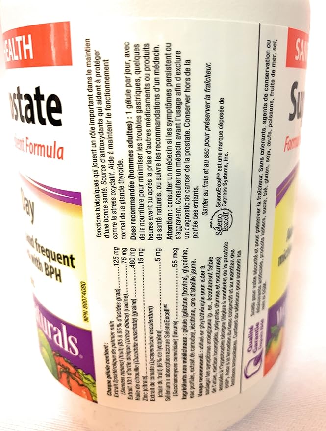 Webber Naturals Super Prostate One Per Day, 180 softgels-SeraviaPure