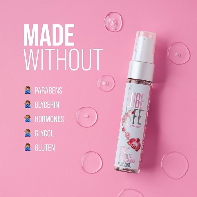 #LubeLife O-Spot Clitoral Gel, 1oz Warming Silicone-Based Stimulant for Women and Couples, Intense Stimulating Arousal Gel, Heightens Pleasure, for External Use Only-SeraviaPure