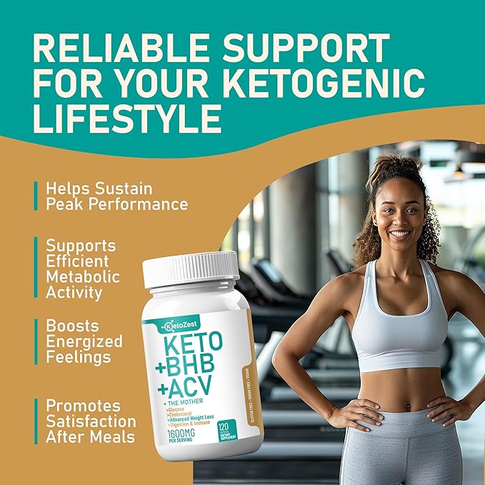 Keto ACV BHB Capsules 1600mg for Advanced Weight Loss & Belly Fat Burn - Organic Apple Cider Vinegar with The Mother Ketones Vegan Supplement - with Vitamin D3 Zinc Chromium for Men Women-SeraviaPure
