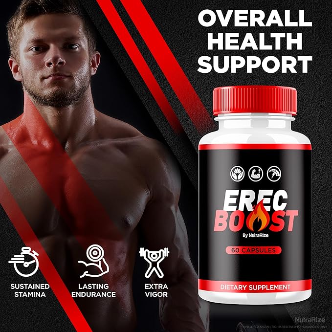 (3 Pack) ErecBoost, ErecBoost Pills, Official ErecBoost Original Capsules for Energy & Overall Health, ErecBoost Pastillas, ErecBoost En Capsulas (180 Capsules)-SeraviaPure