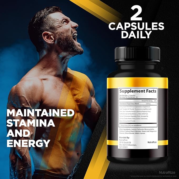 (2 Pack) Booster XT For Men, Booster XT Male Enhancing Capsules, Premium Formula To Support Daily Energy & Peak Performance, Multivitamin Pills For Overall Health, BoosterXT Reviews (120 Capsules)-SeraviaPure