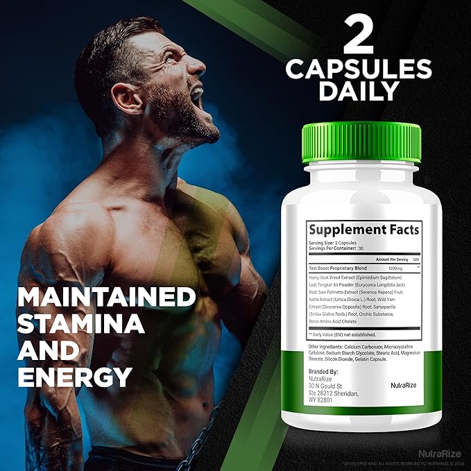 (2 Pack) Eroboost Supplement for Men, Eroboost Male Supplement, Daily Nutrition to Support Peak Performance and Overall Wellness, Official Ero Boost Formula Reviews (120 Capsules)-SeraviaPure