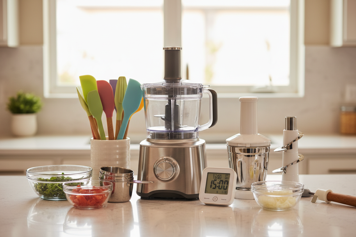 Tools that save time, simplify prep, and make cooking fun. (make it rea photo)